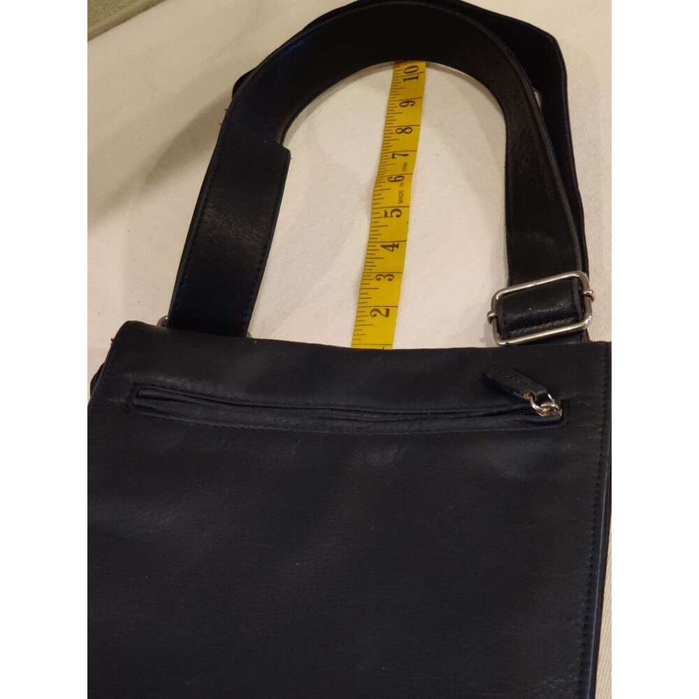 Women's FOSSIL Genuine Pebbled Leather, Black, Crossbody Shoulder Bag, Purse.‎ - Picture 11 of 16